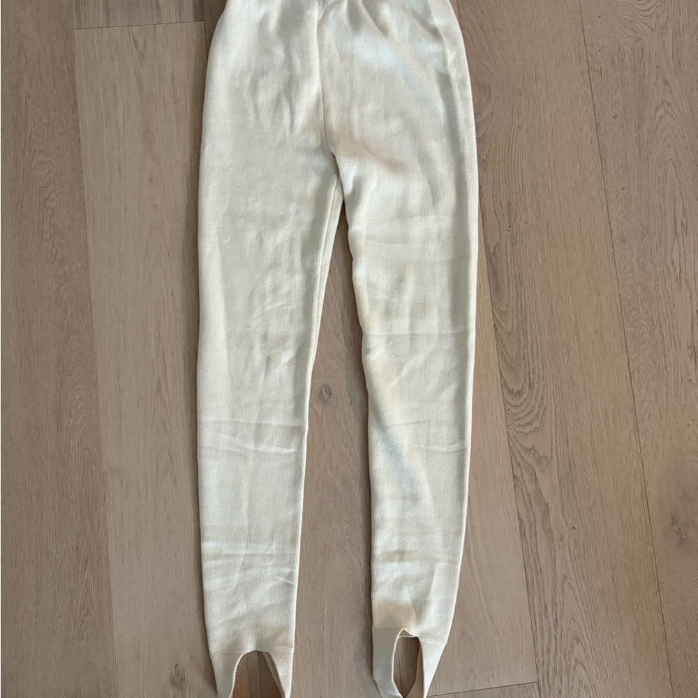 Sample Misha And Puff Cream Knit stirrup pants (like Size S)